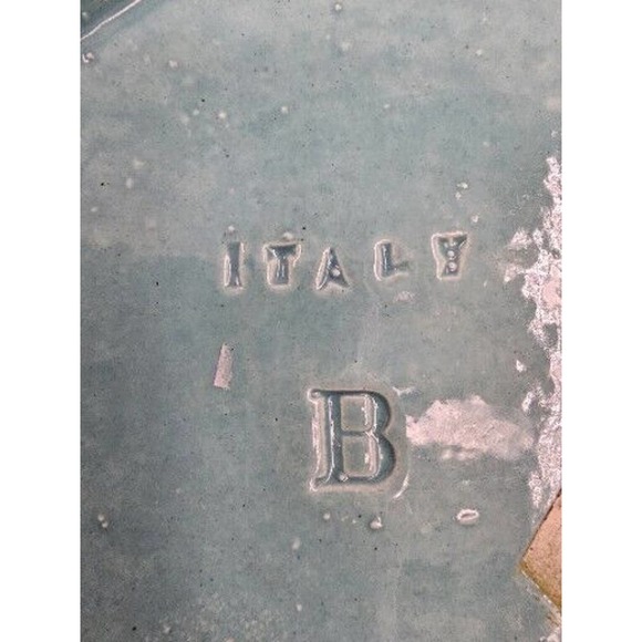 Vintage Mid-Century Bitossi For Rosenthal-Netter Ceramic Blue Glazed Ashtray - Picture 5 of 11